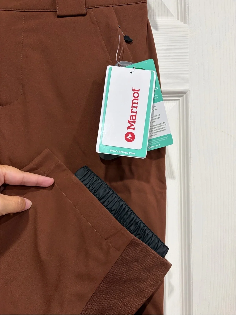 Marmot Women's Small Refuge PrimaLoft Ski Pants Waterproof Brown NWT Snowboard